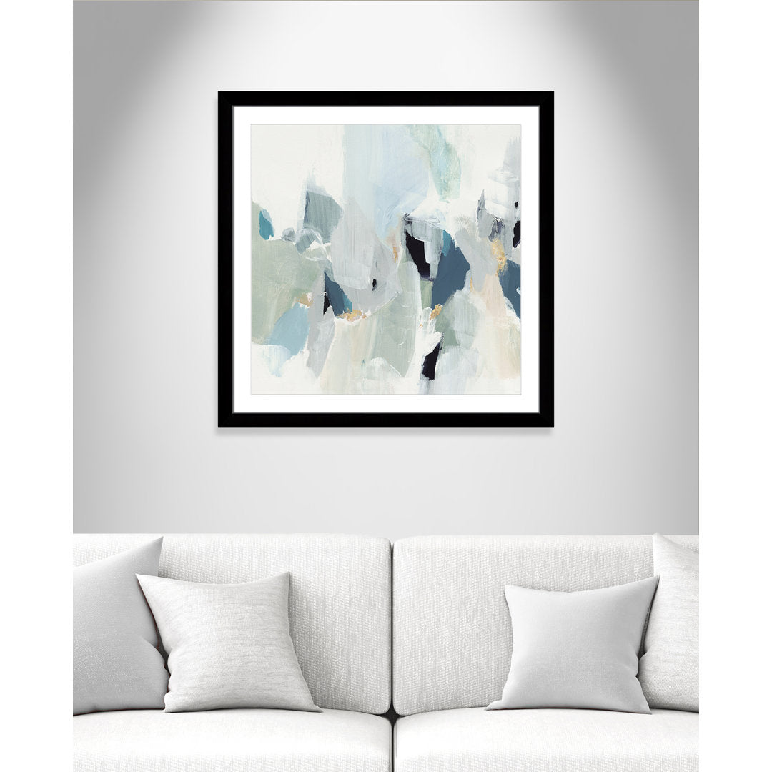 Little Talks II by Isabelle Z - Picture Frame Print on Canvas Casa Fine Arts Size: 33.5" H x 33.5" W x 1.25" D Format: Black Picture Framed Paper