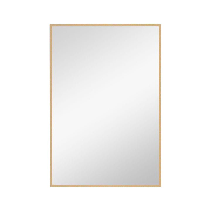 Beunca Metal Framed Bathroom Vanity Mirror Winston Porter Size: 32" x 24" Finish: Gold
