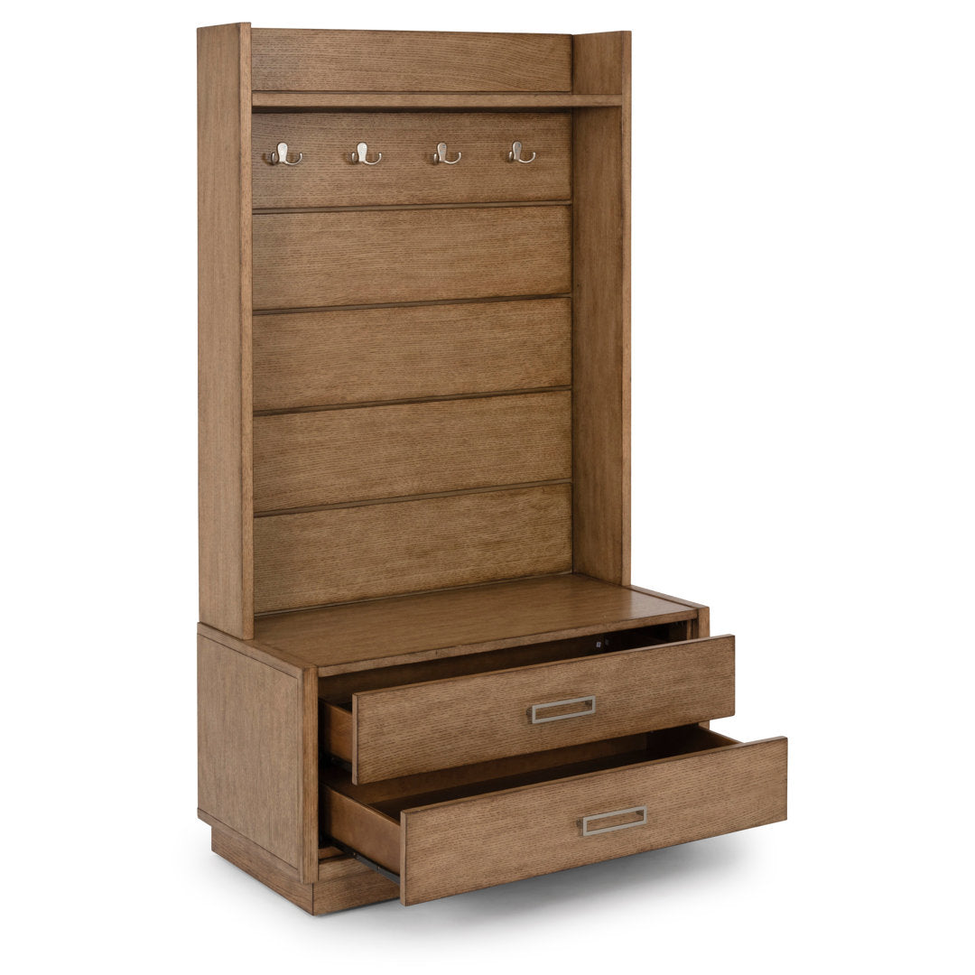 Bucher Hall Tree with Bench Mercury Row®