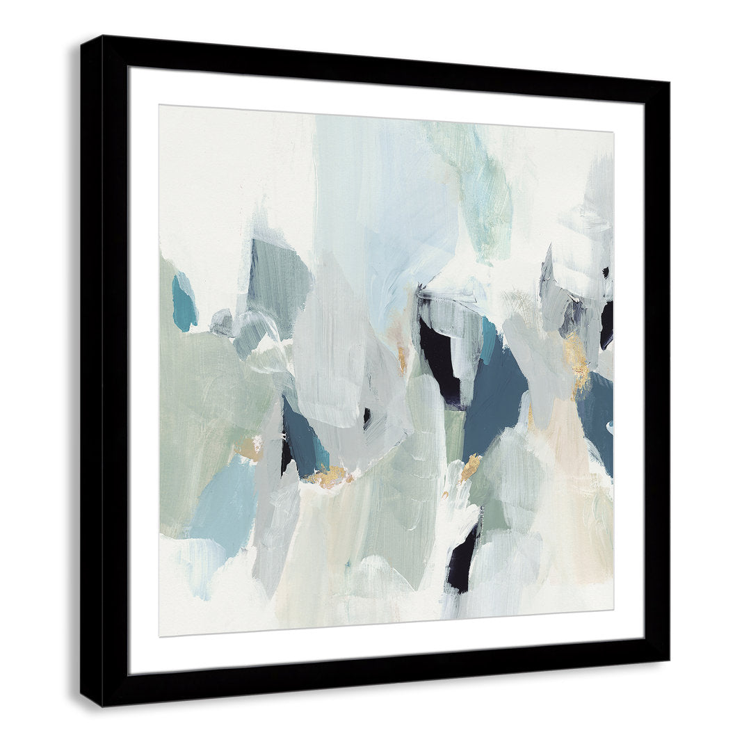 Little Talks II by Isabelle Z - Picture Frame Print on Canvas Casa Fine Arts Size: 33.5" H x 33.5" W x 1.25" D Format: Black Picture Framed Paper