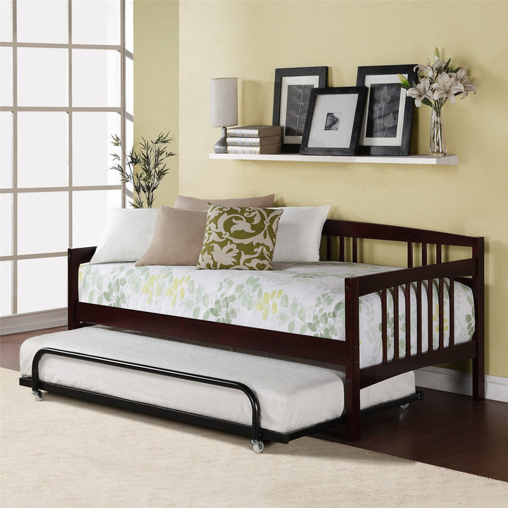 Kilgore Twin Solid Wood Daybed Red Barrel Studio® Color: Espresso