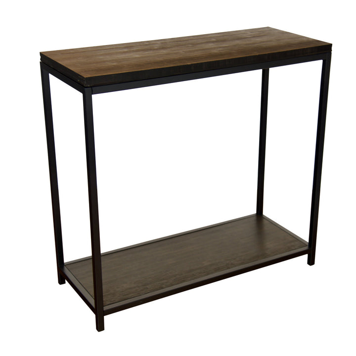 Anayanci 32" Console Table Wade Logan® Table Top Color: Brushed Brown