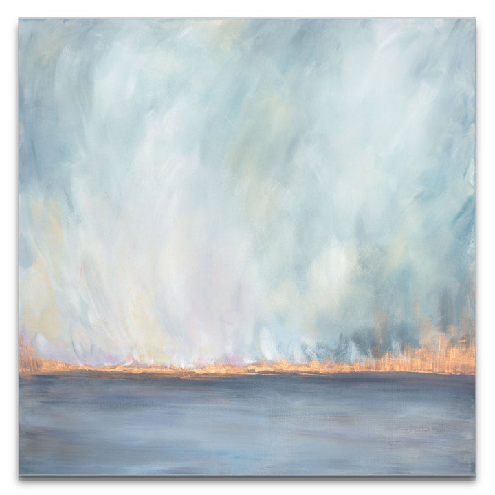 Journey Softly' Painting Highland Dunes Size: 16" H x 16" W x 1.5" D Format: Wrapped Canvas