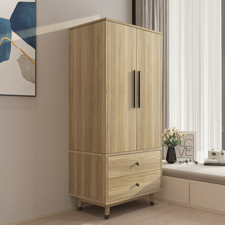 Ranck Manufactured Wood Armoire Wade Logan® Color: Oak