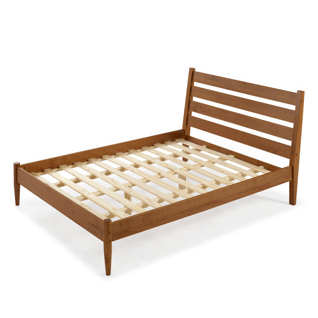 Grady Queen Size Solid Wood Bed AllModern Color: Castanho