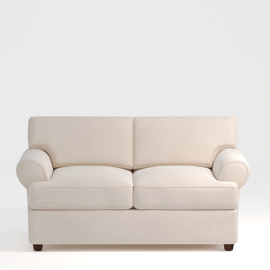 67" Recessed Arm Loveseat Birch Lane™ Fabric: Classic Natural Twill