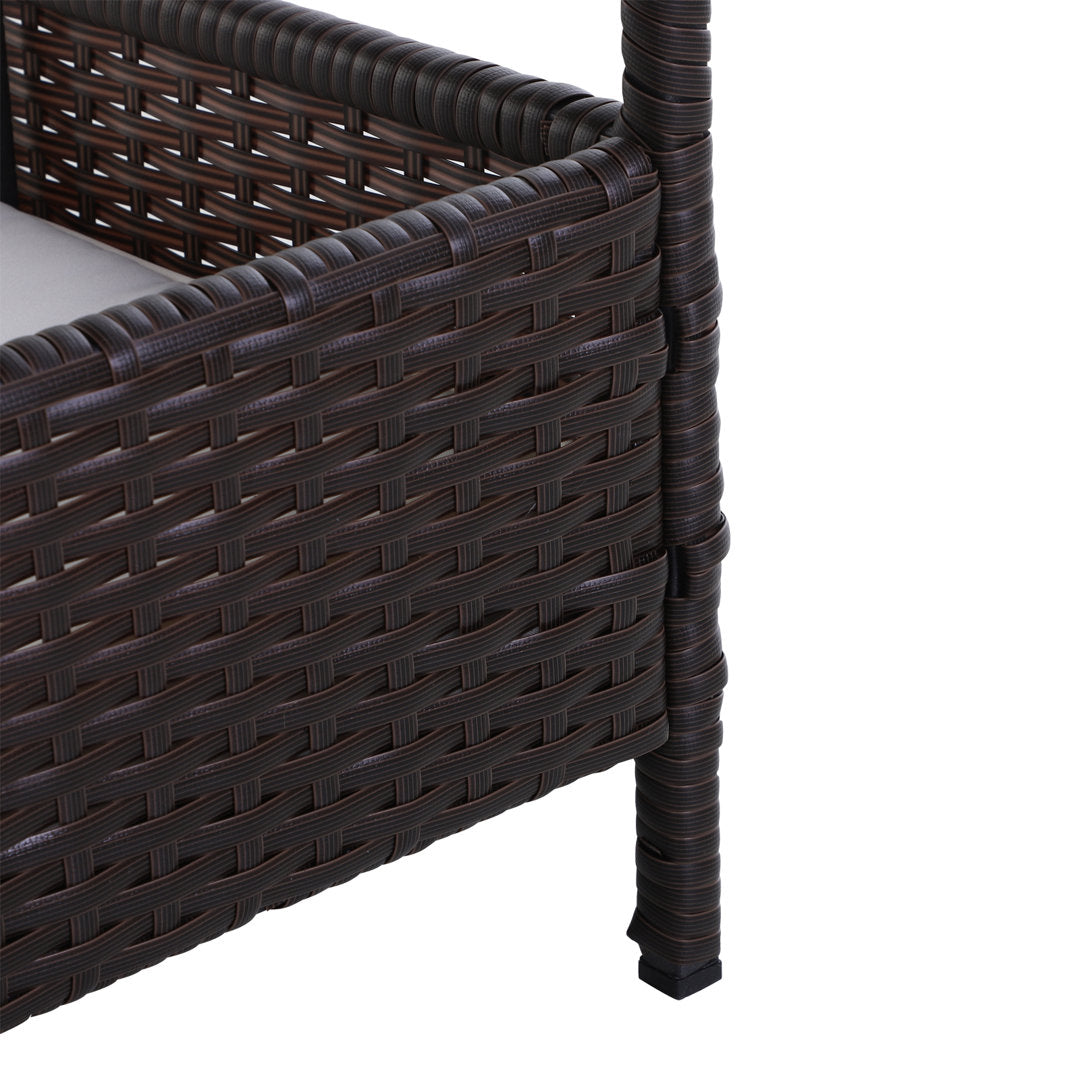Lininger Wicker Dog House Three Posts™ Size: 27.5" H x 37.5" W x 27.25" D Finish: Brown