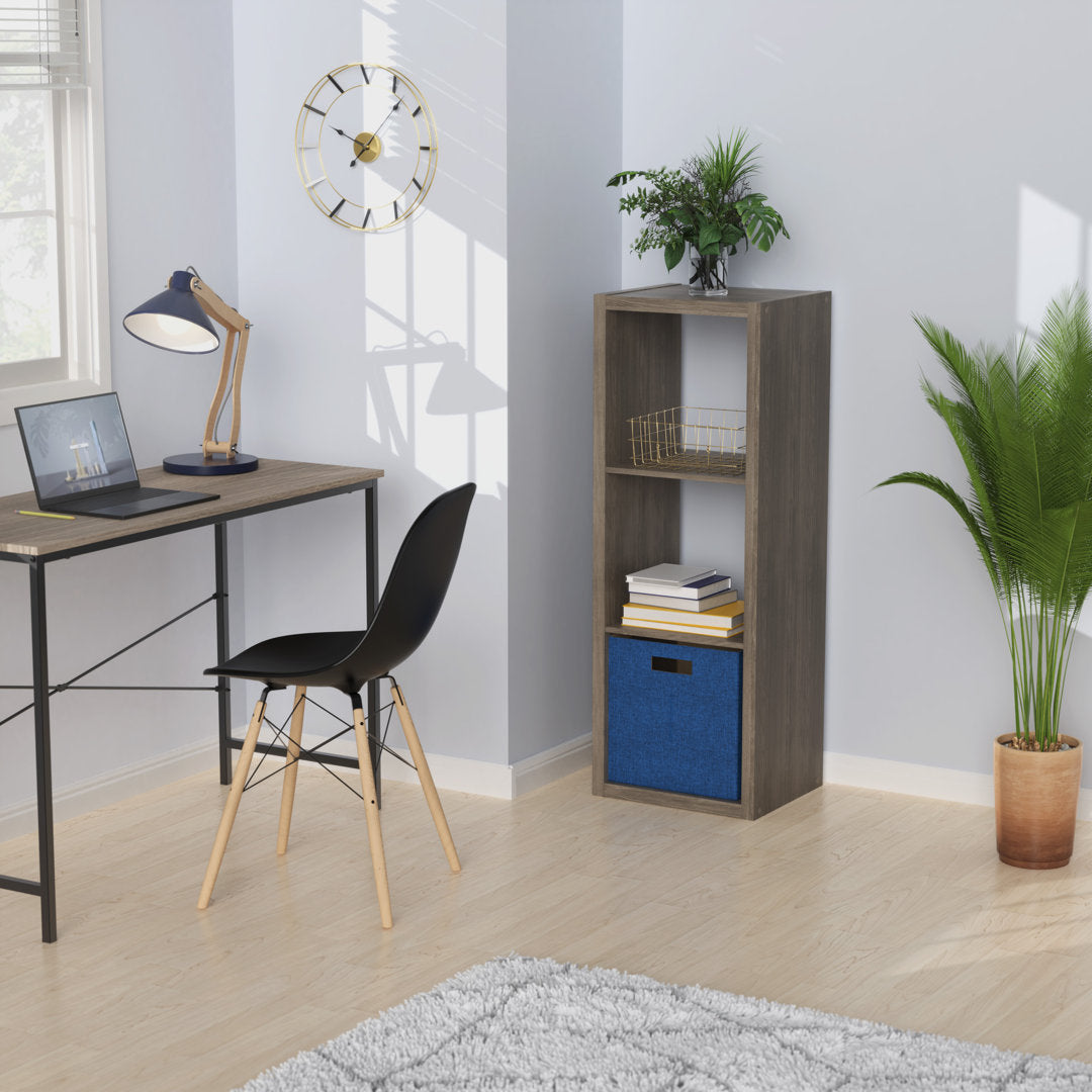ClosetMaid 43.98" H x 15.87" W Cube Bookcase ClosetMaid Color: Graphite Gray