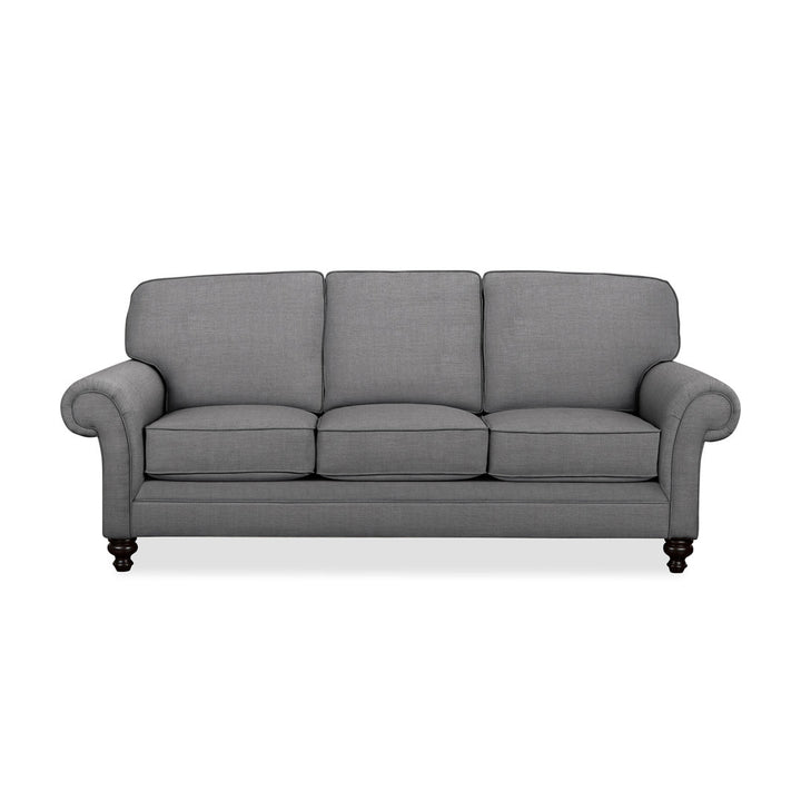 Gaige 88" Rolled Arm Sofa with Reversible Cushions Wayfair Custom Upholstery™ Fabric: Cast Slate Sunbrella® Plainweave