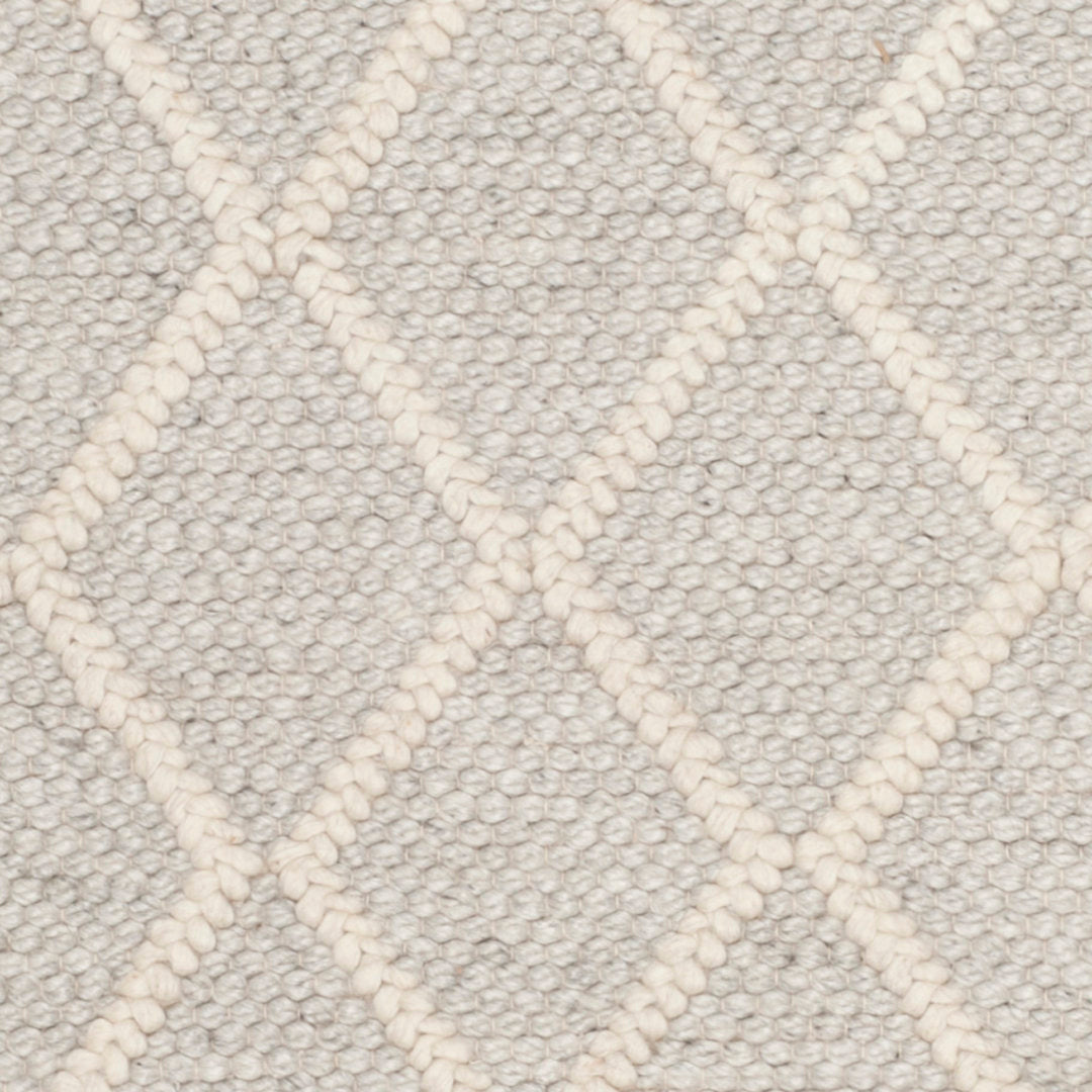 Huberty Hand Woven 60% Wool And 40% Viscose Geometric Rug Union Rustic Rug Size: Round 6'