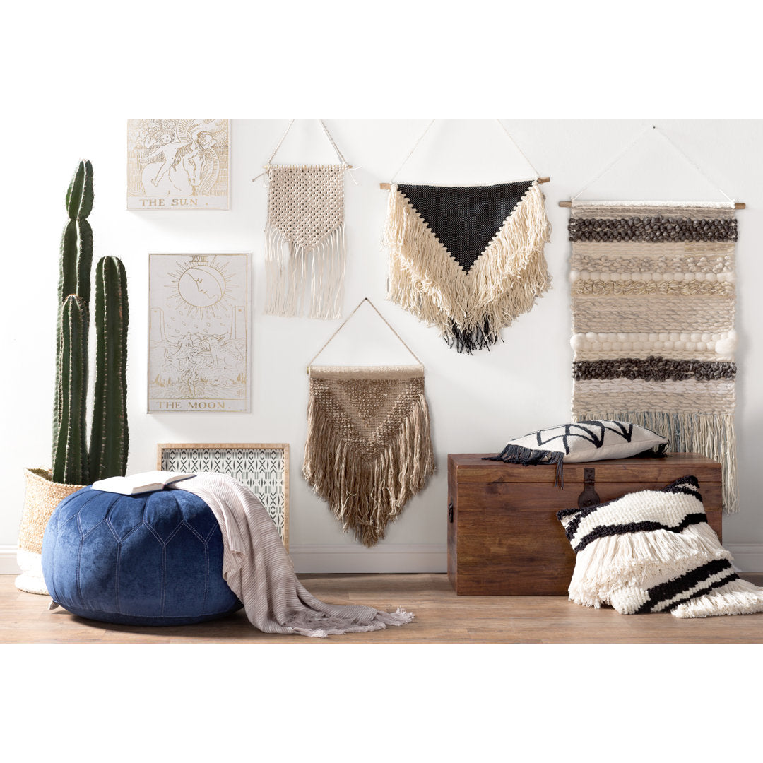 Geo Mudcloth by Holli Zollinger - Picture Frame Graphic Art Print on Wood Dakota Fields Size: 20" H x 20" W x 1" D