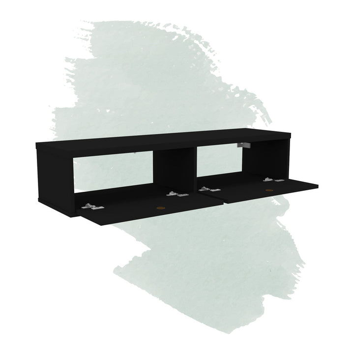 Darryl Floating TV Stand for TVs up to 48" Zipcode Design™ Color: Black