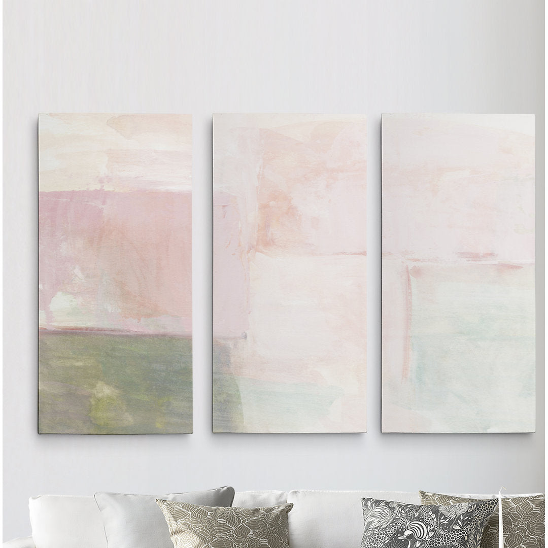 A Premium 'Morning Meditation II' Print Multi-Piece Image on Canvas Wrought Studio™ Size: 40" H x 60" W x 1.5" D
