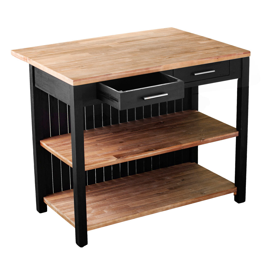 Vandermark Expandable Freestanding Kitchen Island Laurel Foundry Modern Farmhouse®