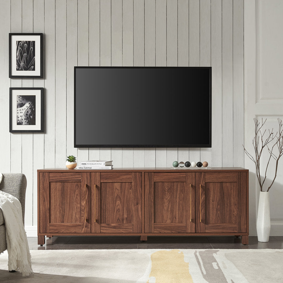 Chabot TV Stand for TVs up to 78" Latitude Run® Color: Walnut