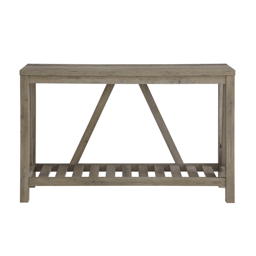 Rakira Modern Farmhouse Console Table Red Barrel Studio® Color: Gray Wash