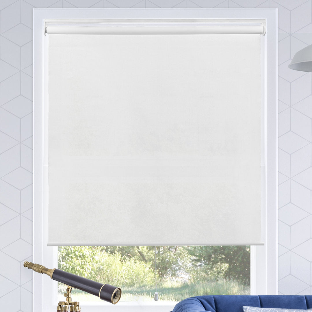 Shaunna Snap-N'-Glide Cordless Room Darkening Roll-up Shade Symple Stuff Color: Urban White Blind Size: 66"W x 72"L