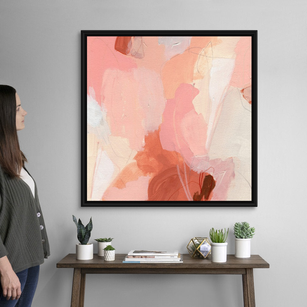 Terracotta Cloud II by June Erica Vess - Photograph Print Orren Ellis Size: 38" H x 38" W x 1.75" D Format: Black Framed