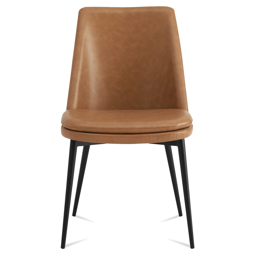 Betzalel Upholstered Parsons Chair (Set of 2) Wade Logan® Upholstery Color: Brown
