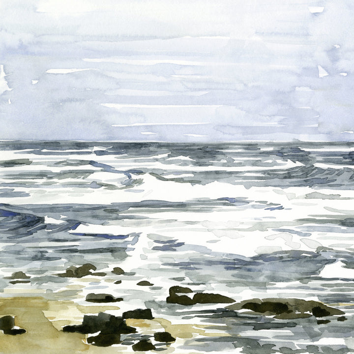 Loose Seascape I Red Barrel Studio® Size: 12" H x 12" W