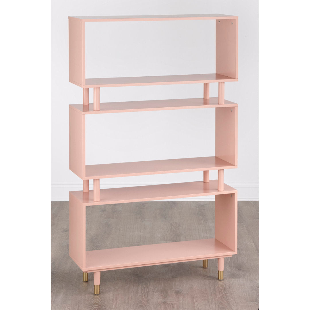Camylle Standard Bookcase Everly Quinn Color: Blush Pink