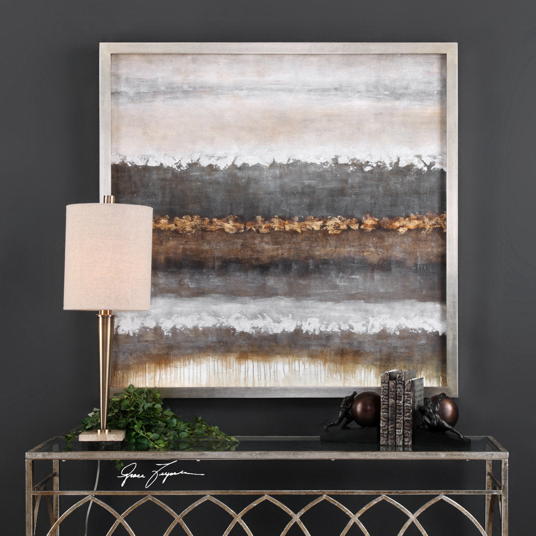 Sevine Layers - Picture Frame Painting on Canvas Birch Lane™