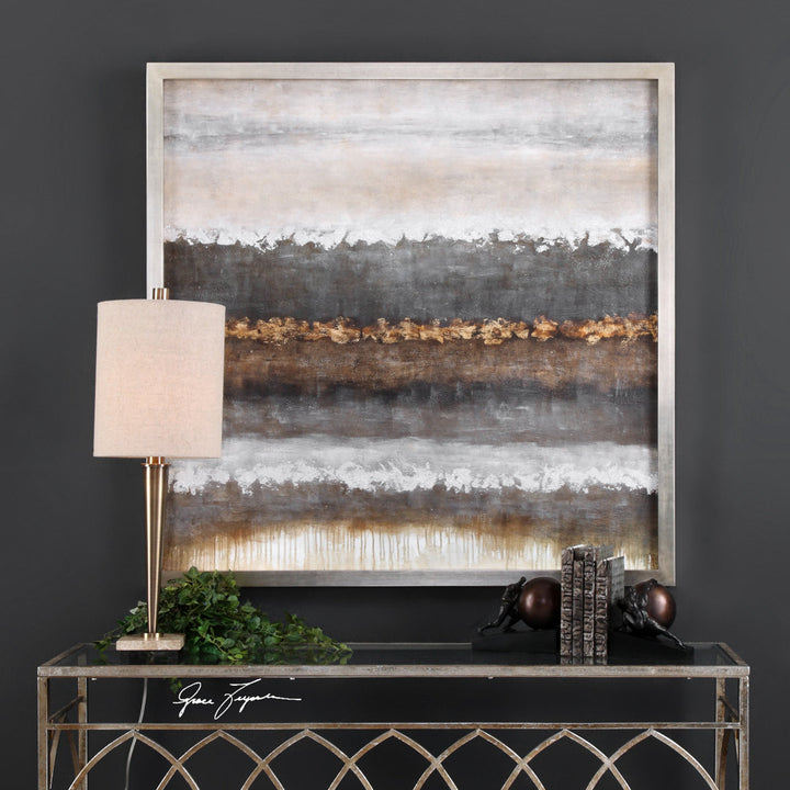 Sevine Layers - Picture Frame Painting on Canvas Birch Lane™
