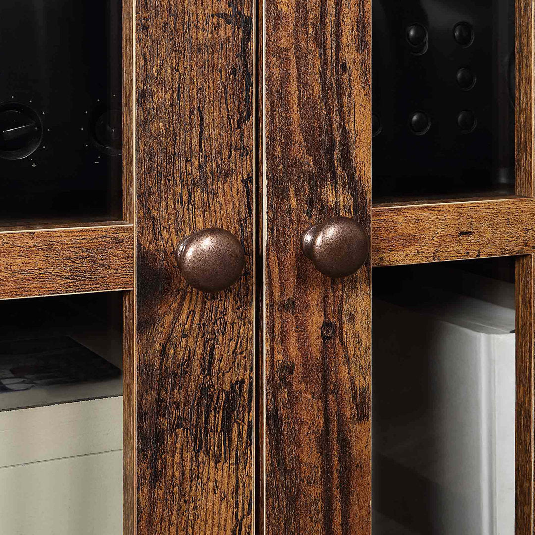 Bamard 40" TV Stand with Storage Cabinets Beachcrest Home™ Color: Barnwood
