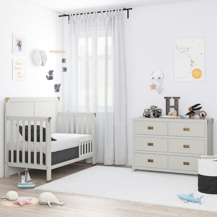 Hubble 6 Drawer Double Dresser Viv + Rae™ Color: Gray