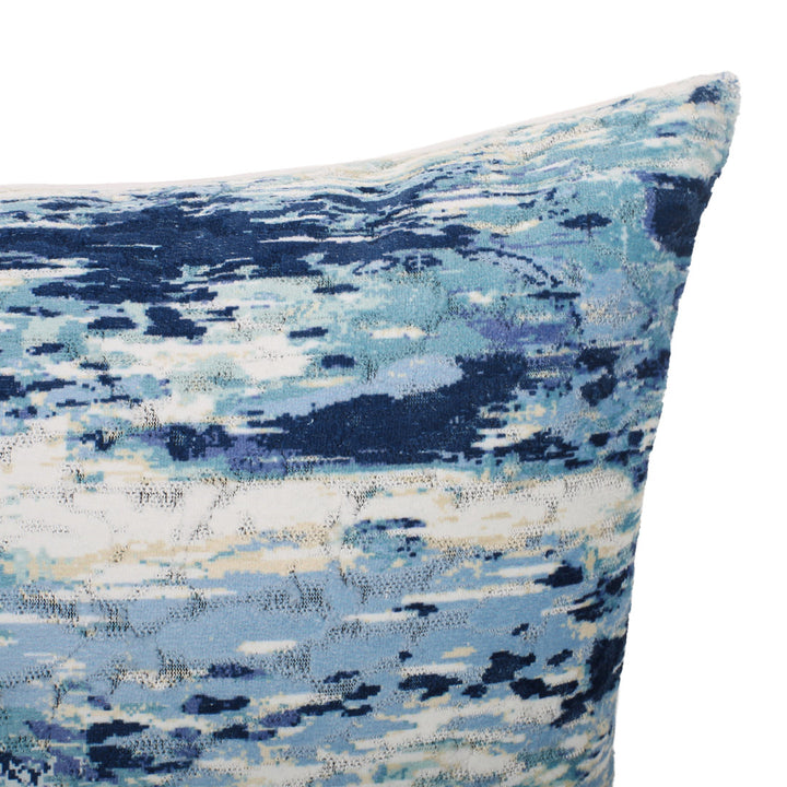 Jordana Square Pillow Cover & Insert Le Pouf Color: Blue