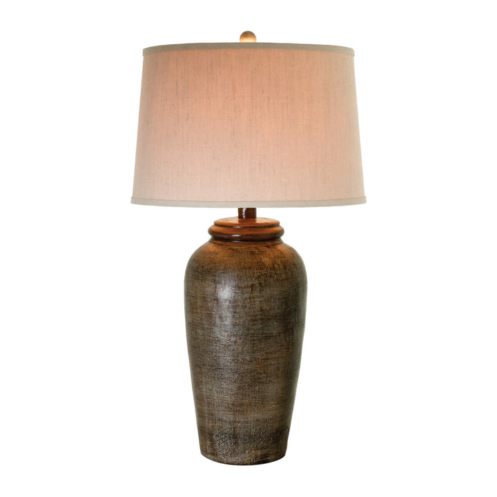 Neith 31" Table Lamp World Menagerie Base Color: Brown