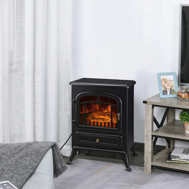 Manor Electric Fireplace Charlton Home® Finish: Black