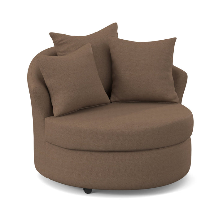 Alsup Barrel Chair Andover Mills™ Fabric: Morris Acorn