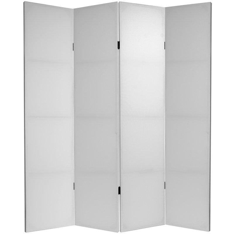 6 Ft. Tall Nayomi Blank Canvas DIY Room Divider Latitude Run® Number of Panels: 4