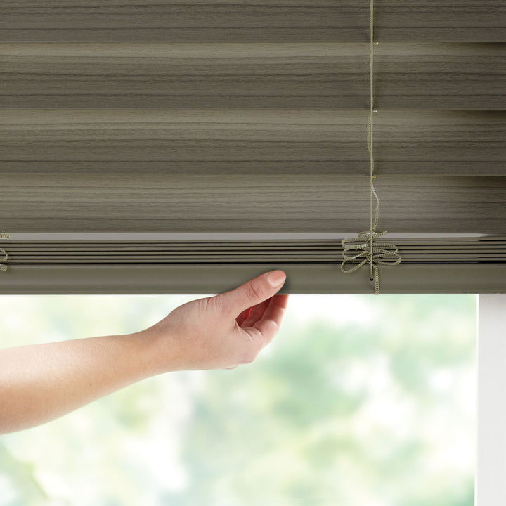 2.5 " Room Darkening Cordless Faux Wood Blind Symple Stuff Color/Finish: Seal Gray Length: 72", Width: 26.5"
