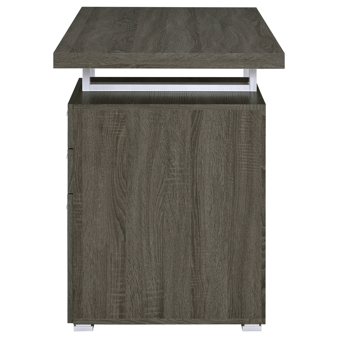 Kaitlyn Reversible Desk Wade Logan® Color: Weathered Gray