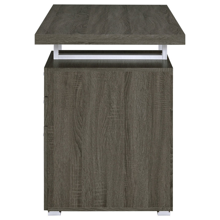 Kaitlyn Reversible Desk Wade Logan® Color: Weathered Gray