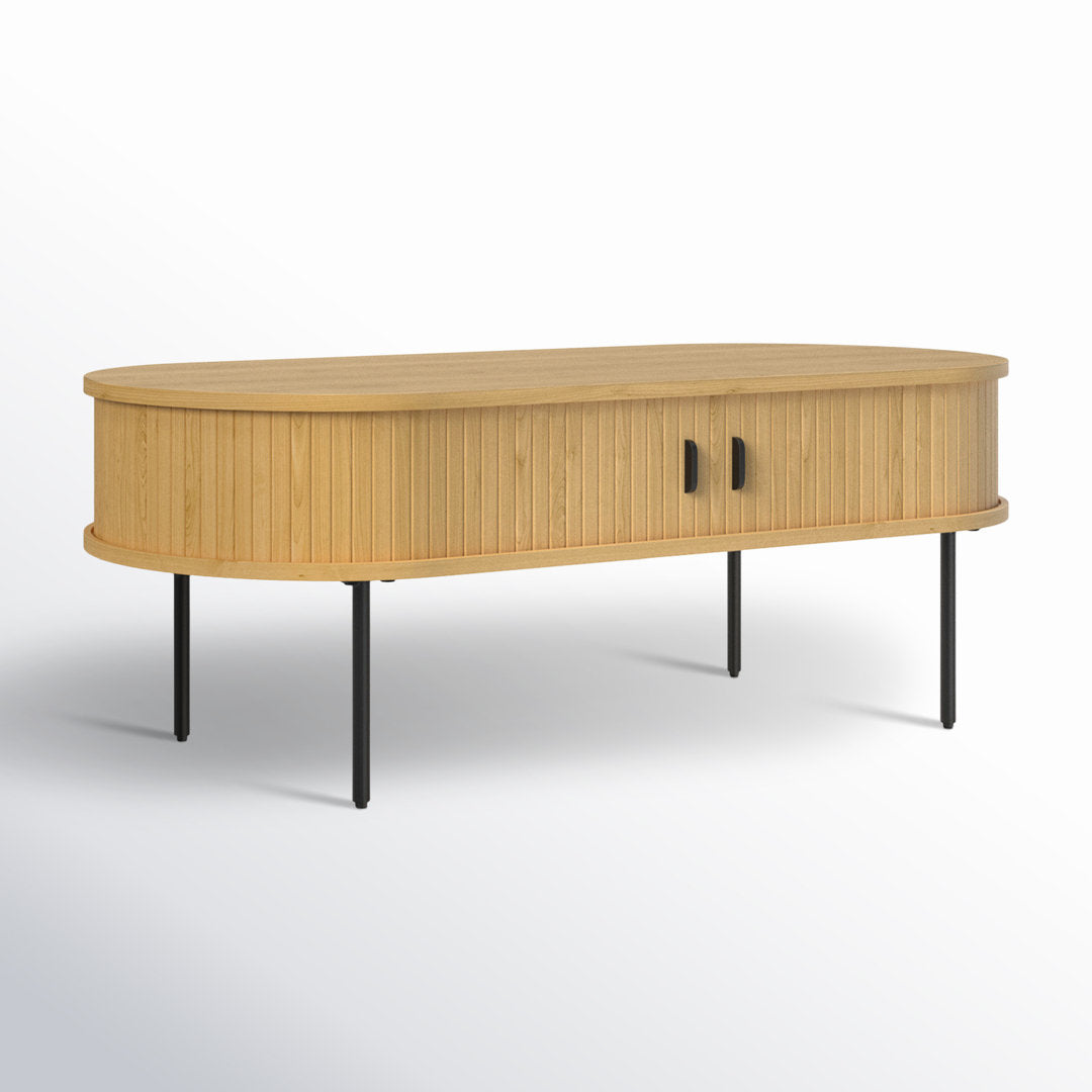 Iris Coffee Table AllModern Color: Natural Oak