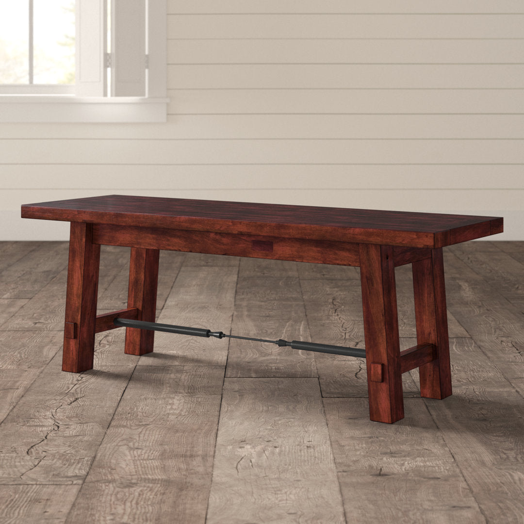 Husnayn Solid Wood Bench Union Rustic