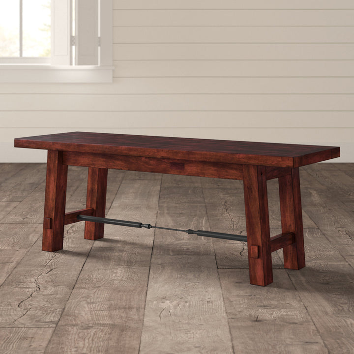Husnayn Solid Wood Bench Union Rustic