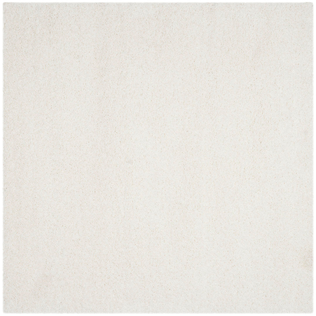 Assar White Area Rug Wade Logan® Rug Size: Square 9'