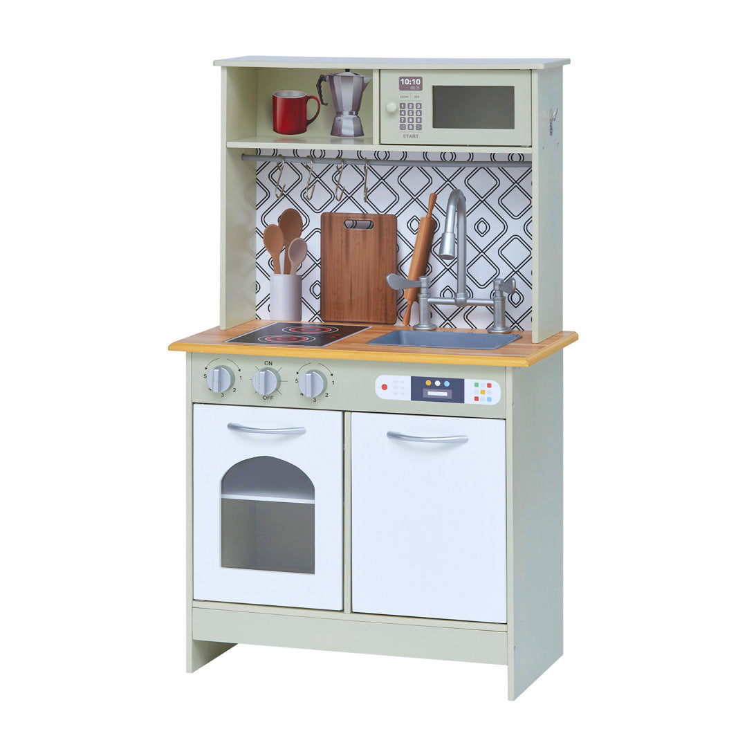 Teamson Kids Little Chef Boston Wooden Play Kitchen Teamson Kids Color: Beige