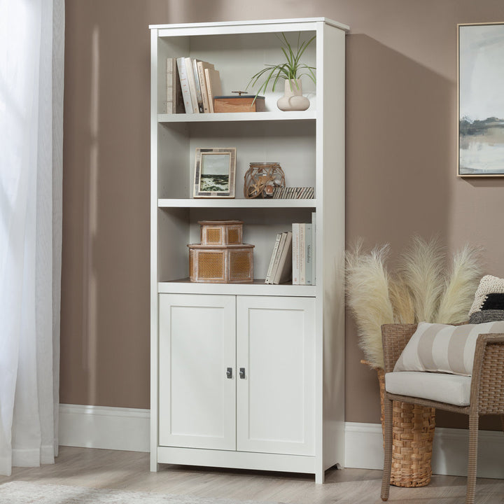 Myrasol 71.5" H x 29.29" W Standard Bookcase Highland Dunes Color: White/Lintel Oak