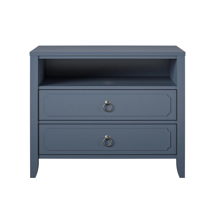 Her Majesty 2 - Drawer Nightstand Novogratz Color: Blue