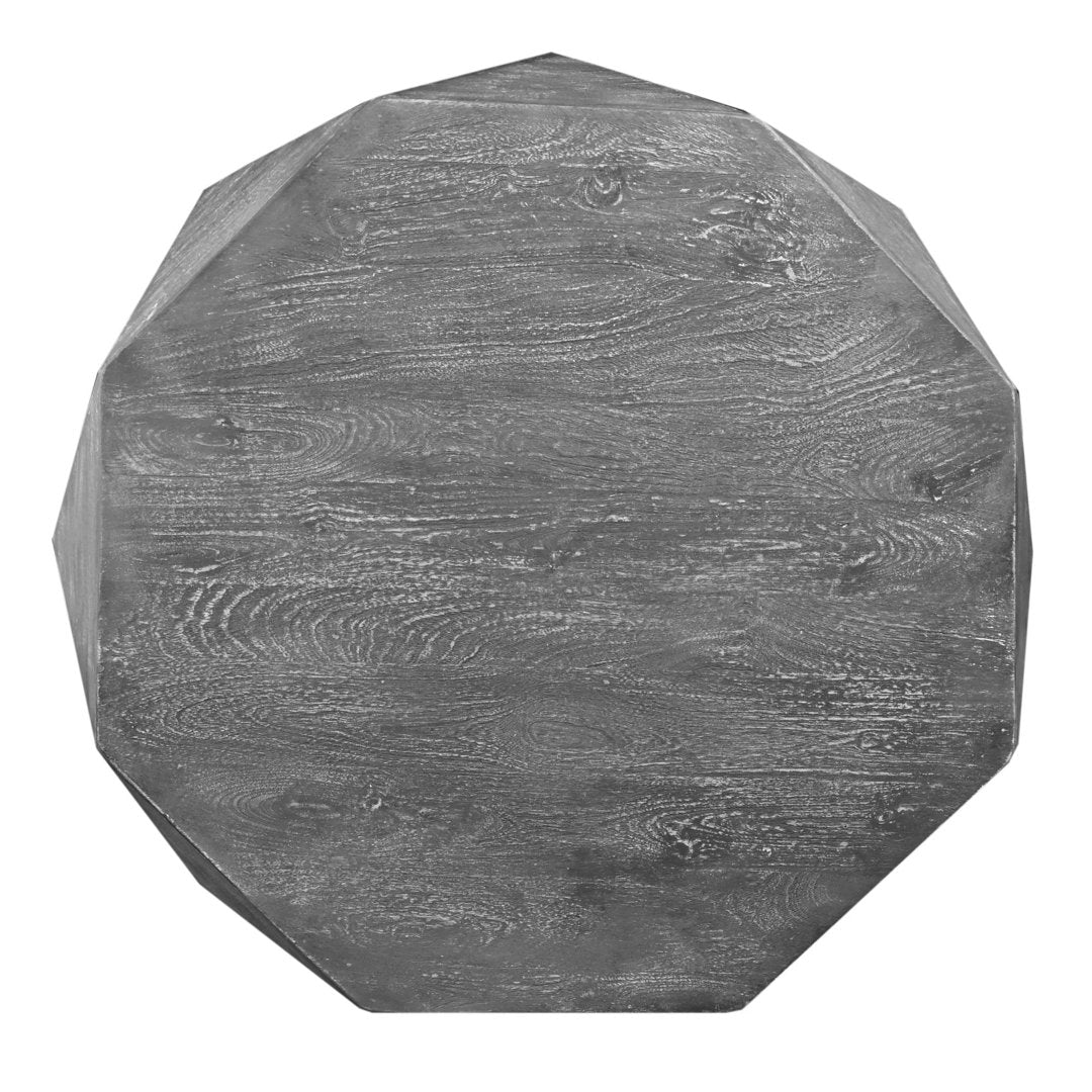 Abdia Solid Wood Solid Coffee Table Union Rustic Color: Gray