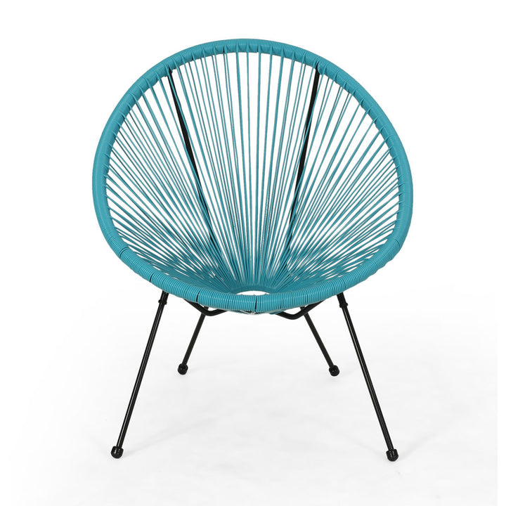 Outdoor Hammock Weave Patio Chair (Set of 2) AllModern Color: Teal
