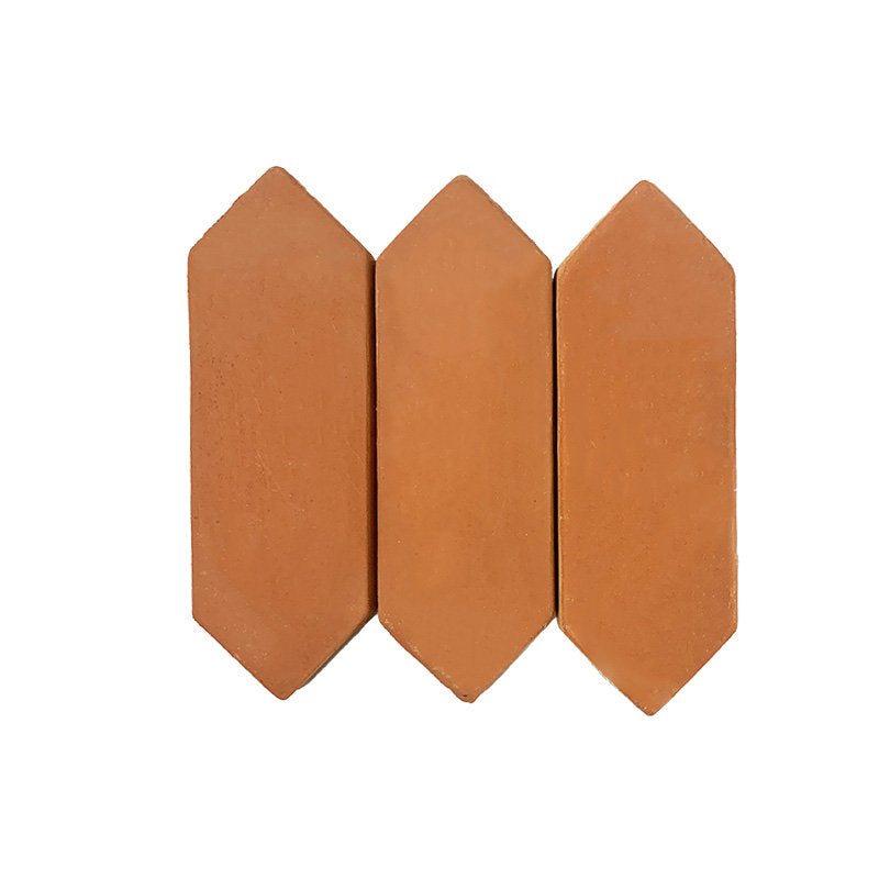 4" x 12" Terra Cotta Wall & Floor Tile Moroccan Mosaic