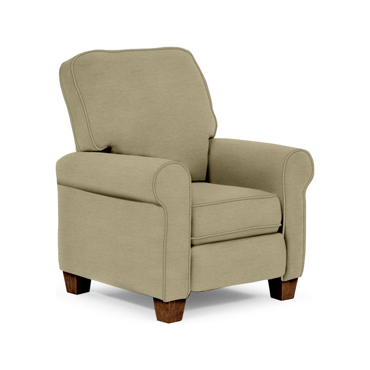 Aghancrossy 35'' Wide Manual Standard Recliner Wayfair Custom Upholstery™ Fabric: Ecru Beige Performance