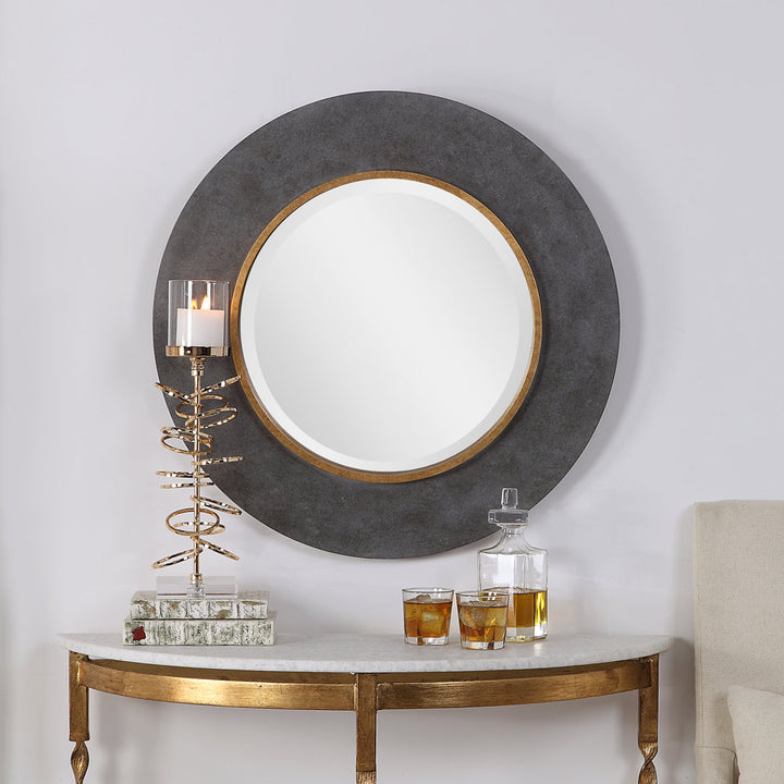 Zena Coastal Beveled Distressed Accent Mirror Greyleigh™