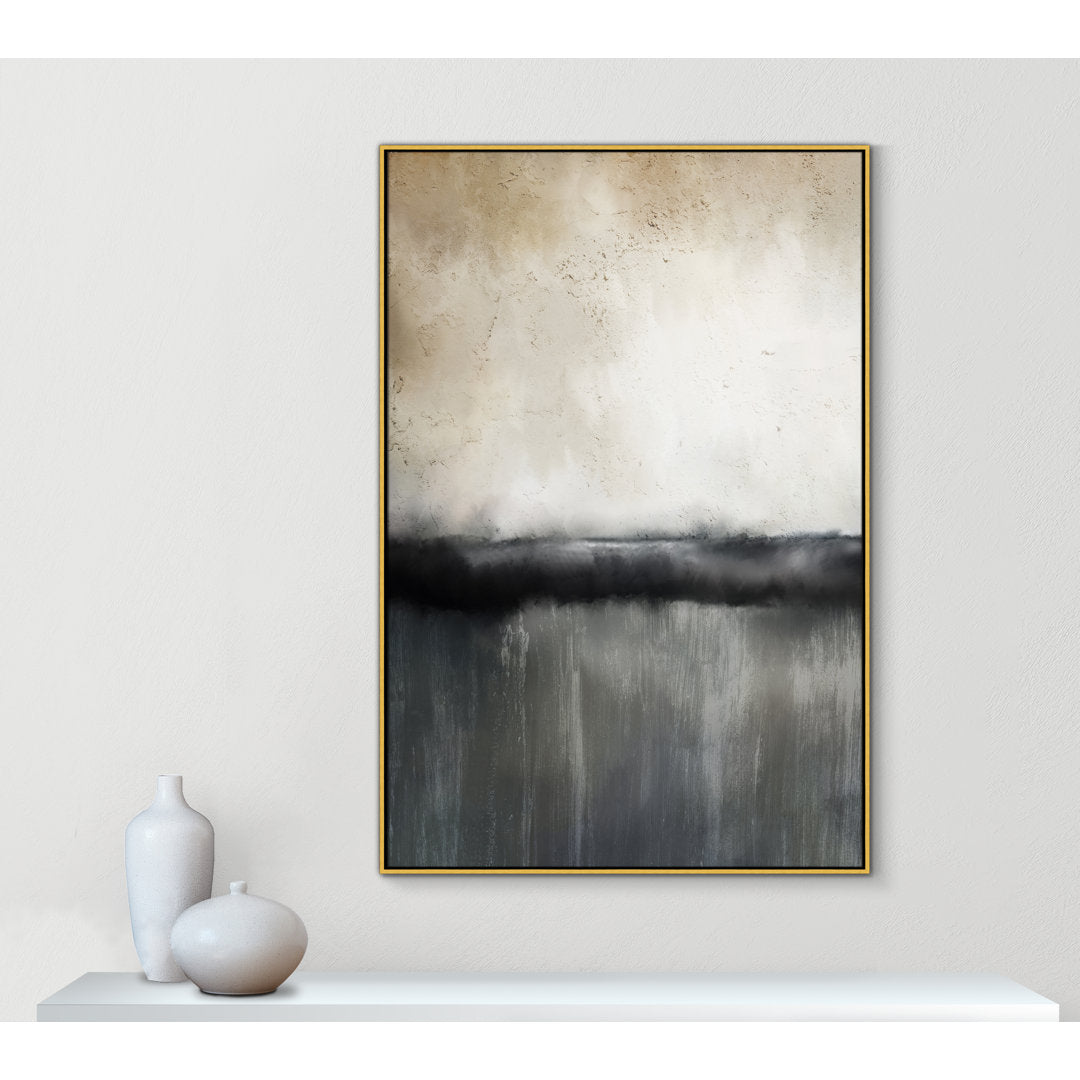 Sunset by Kimberly Allen Print Joss & Main Size: 61.5" H x 41.5" W x 2" D Format: Gold Framed Canvas